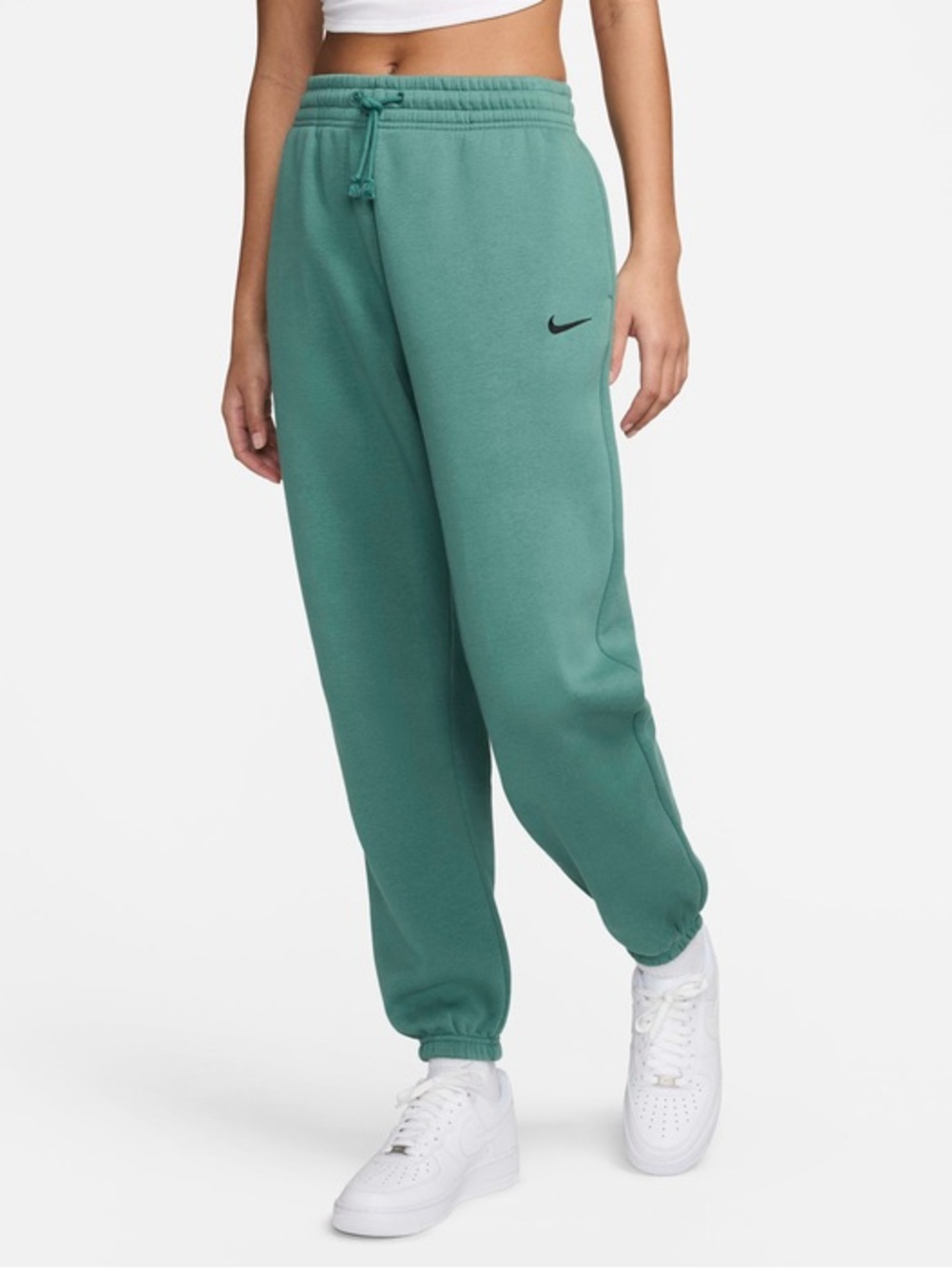 Nike Teal Sweat Joggers with Black Swoosh